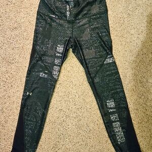 Under Armour Black Patterned Leggings